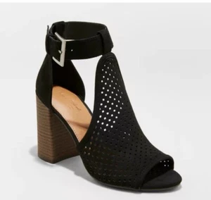 Universal Thread Women's Size 7.5 Hannah Sling Back Black Sandals. NWT - Picture 1 of 8