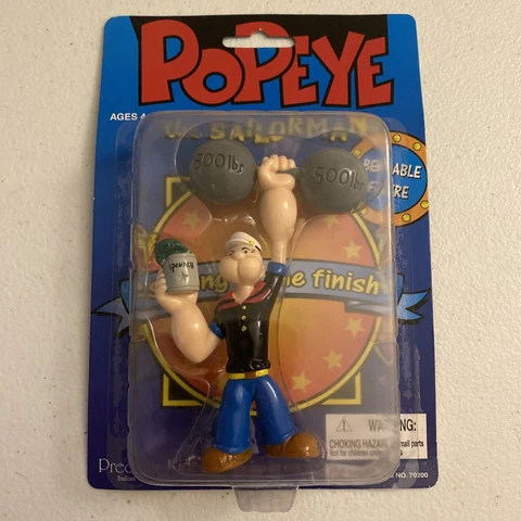 Vintage 2000 KFS Precious Kids Bendable Popeye The Sailorman  Figure Cover
