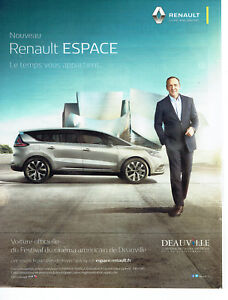 Publicité Advertising 108  2015   Renault nouveau Espace festival film Deauville