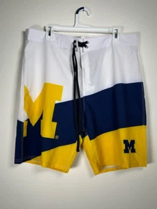 University of Michigan Men's Shorts / Swim Foco Size 36 Officially Licensed - Picture 1 of 7