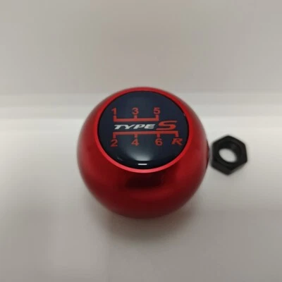 TYPE S RED SHIFT GEAR KNOB for HONDA CIVIC EP3 FN2 FK2 INTEGRA ACCORD IVTEC CRZ - Image 1 of 4
