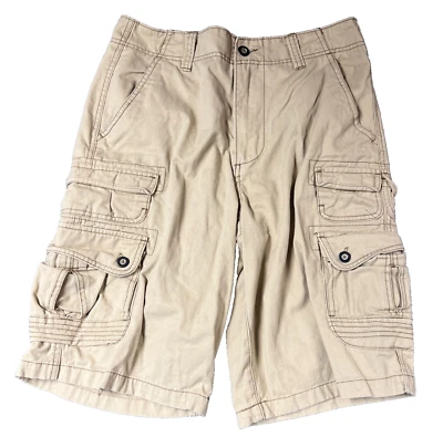 Ocean Pacific Shorts Mens 30 Beige Cargo Pockets Outdoors Baggy Wide Leg Y2K - Image 1 of 4