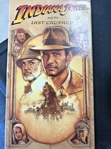 1989 Indiana Jones and The Last Crusade VHS Movie Unedited and Uncut - Picture 1 of 2