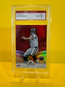 Drew Brees 2005 Upper Deck #79 - EMC Grading Gem Mint 10 - Picture 1 of 1