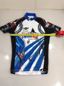Desoto Size Small S Cycling Jersey Team Swim Fast (5700-13) - Picture 1 of 10