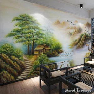Fotomural no tejido papel pintado murales montañas amanecer paisaje 3497 - Imagen 1 de 4