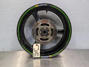 2011-2015 Kawasaki Ninja ZX10R ZX-10R OEM Rear Back Wheel Rim w/ Brake Disc - Picture 1 of 11