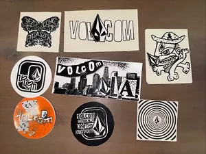Volcom Skateboarding Vintage Stickers Very Rare!!! Pack Of 8 - Picture 1 of 1