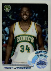 2002-03 Topps Chrome Refractors White Border Card #28 Reggie Evans /249