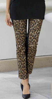 Pantalón Ponte Talla Grande 1X Animal Front de Monroe and Main Nuevo Foto 1 de 2