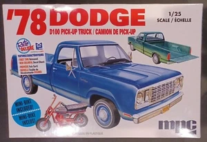 '78 DODGE D100 PICK-UP TRUCK KIT 1/25 SCALE Skill 2 MPC 901 NEU PLASTIKMODELL - Bild 1 von 7
