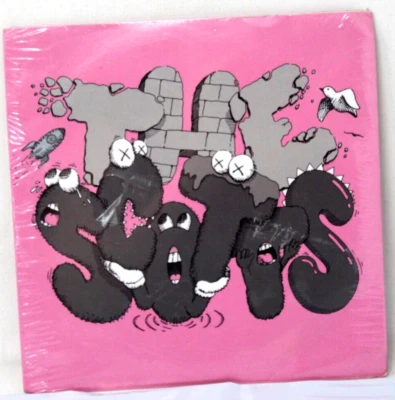 Kaws для Travis Scott & Kid Cudi «The Scotts» сингл 7 дюймов винил (розовый) EPIC RECORD - Изображение 1 из 4