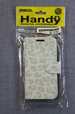 FUNDA PROTECTORA MANOS LIBRES SAMSUNG GALAXY S III TIGRE SIBERIANO BLANCO AMZER NUEVA Foto 1 de 3