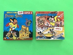 Mighty Mouse HANSEL AND GRETEL (Color) #302 & ALADDIN'S LAMP #226 - Super 8 - Picture 1 of 10