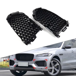 Front Bumper Fog Light Lamp Grill Grille With PDC For Jaguar F-Pace 16-20 - Picture 1 of 13