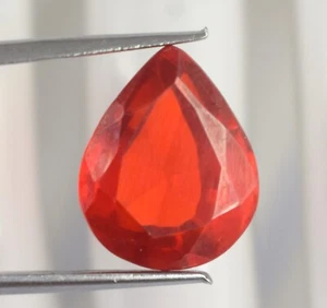 Pietra Preziosa Sciolta 13,40 Ct Arancio Naturale Spessartine Granato Pera Certificata C2010 - Foto 1 di 10