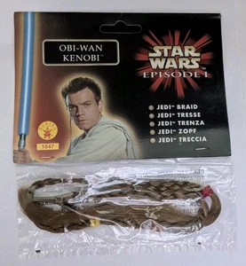 Star wars Obi-Wan Kenobi Jedi Braid Padawan Phantom Menace Cosplay Dress Up - Picture 1 of 1