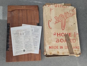 TABLERO DE MADERA HA'PENNY SHOVE HA' de colección Jaques London caja original hecha en Inglaterra - Imagen 1 de 24