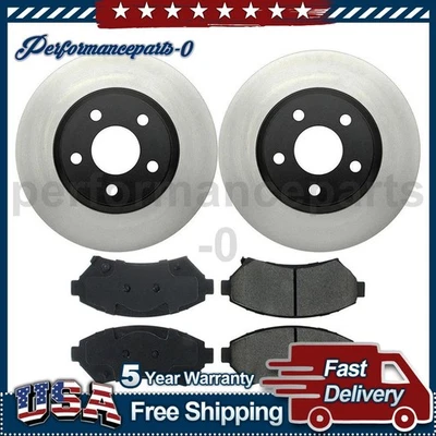 Juego de pastillas de freno de disco delanteras rotor de freno de disco para Chevrolet Monte Carlo 2000-2005 Foto 1 de 4