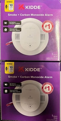 2 Alarmas de Humo y Monóxido de Carbono KIDDE DETECT 30CUA10 Totalmente Nuevas 30cua10 Foto 1 de 3