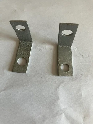 LOTUS ELAN +2: 2 x тормозной шланг монтажные кронштейны и 2 новые плетеные шланги из нержавеющей стали - Изображение 1 из 4