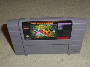 SUPER NINTENDO SNES SPIEL CARTRIDGE MICKEY MANIA DIE ZEITLOSEN ABENTEUER DER MAUS - Bild 1 von 2
