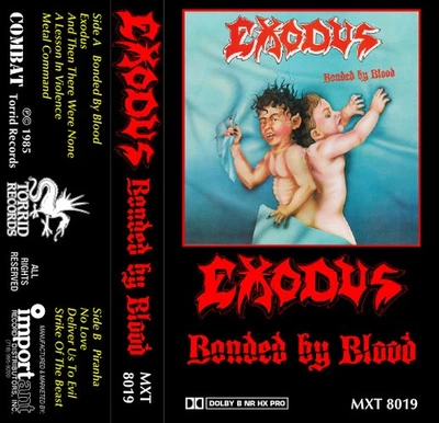 Exodus - Bonded By Blood (Cass, Album) (Very Good Plus (VG+)) - 3852930541 - Image 1 of 4