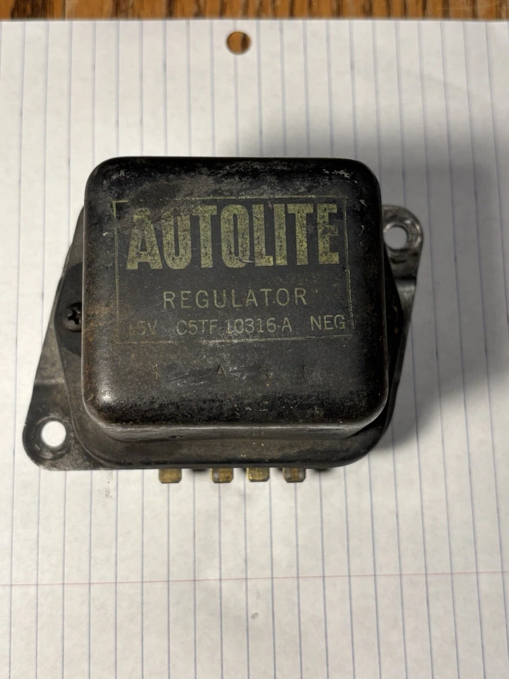 OEM MUSTANG 1965 1966 1967 FORD, MERCURY C5TF-10316-A REGULADOR DE VOLTAJE Foto 1 de 4