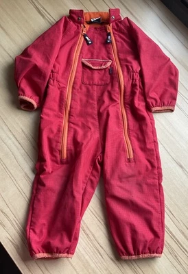 Jako-o Softshellanzug Gr. 80/86, Rot  Gefüttert Overall - Bild 1 von 4