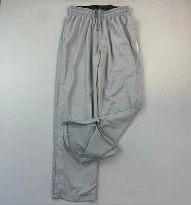 Pantalones de chándal Reebok para hombre grandes grises forrados de malla mecha de velocidad tobillo cremallera cortavientos Foto 1 de 4