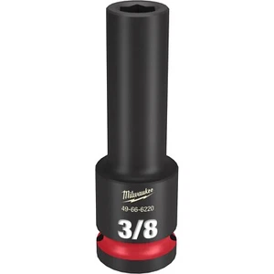 Milwaukee 49-66-6220 SHOCKWAVE Impact Duty 1/2 Drive 3/8 Deep 6 Point Socket - Picture 1 of 4