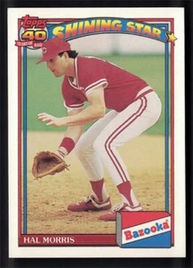 1991 Topps Bazooka Shining Stars #13 Hal Morris - Picture 1 of 2