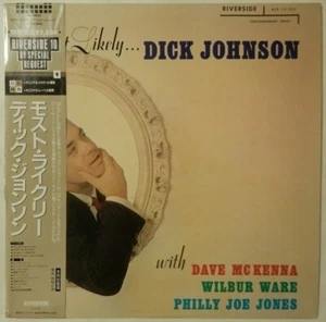 Dick Johnson Most Likely... Riverside Records VIJ-4083 OBI JAPAN VINYL LP JAZZ - Picture 1 of 5