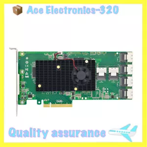 6Gb LRSA9624-24I PCIe x8 to 24-port SAS/SATA expansion card HBA card 9201-16I - Picture 1 of 6