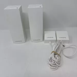 Set of 2 Linksys WHW03 V2 Velop Intelligent Tri-Band WiFi Mesh Router - Tested - Picture 1 of 24