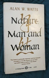 Nature Man And Woman By Alan W Watts 1970 Paperback Vintage Book - Picture 1 of 5