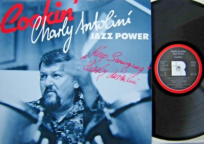 CHARLY ANTOLINI QUARTET  WITH DICK MORRISSEY - COOKIN'  RARE  L+R RECORDS SIGNED - Image 1 of 4