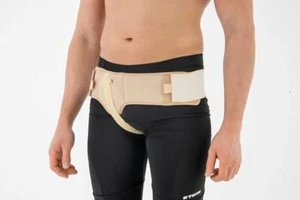 Hernia Support Supportive Groin Pain Truss Adjustable Removable Groin Left - Picture 1 of 7