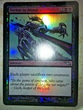 Foil Barter in Blood - Mirrodin - Magic: The Gathering