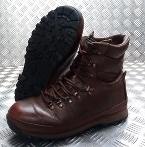 Botas De Combate Del Ejército AltBerg Británico De Cuero Marrón Todas Las Tallas - Imagen 1 de 8