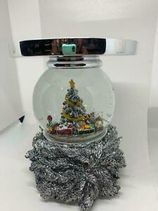 HomeWorx by Harry Slatkin Christmas Tree Snow Globe Candle Holder