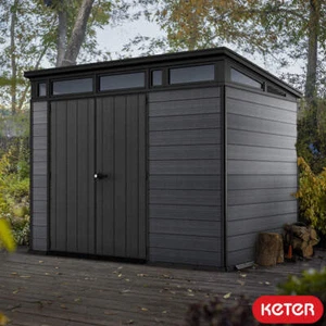 Keter Cortina 9ft 2" x 7ft (2.8 x 2.1m) Storage Shed - Picture 1 of 4