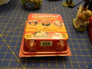 Egglettes Hard Boiled Egg Cooker Set of 4 Silicone Egg Cups Hard Boiled No Shell - Picture 1 of 2