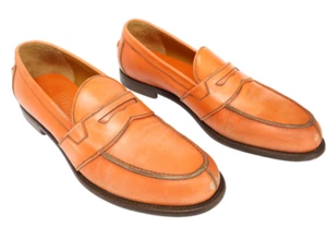 Salvatore Ferragamo Schuhe Herren (UK) 8.5 Orange ohne Bügel Split Zehen Slipper - Bild 1 von 21