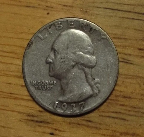 Very Fine Silver 1937 Washington Quarter Cover
