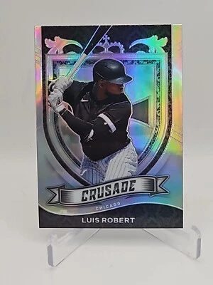 2021 Panini Prizm #22 Luis Robert Silver Holo Refractor Chronicles Crusade - Image 1 of 2