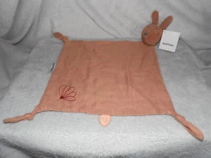 Nattou rabbit comforter soft toy NEW brown bunny doudou - Picture 1 of 6