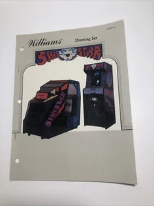 Vintage Arcade Game SINI STAR Drawing Set by Williams 16-3004-103 - Picture 1 of 3