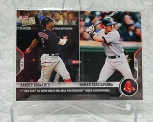Xander Bogaerts / Nomar Garciaparra - 2021 MLB TOPPS NOW Card 933 Red Sox - Picture 1 of 2