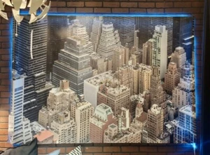 Nuova foto IKEA BJORKSTA New York dall'alto (cornice non inclusa), 78 3/4 x 55" - Foto 1 di 2